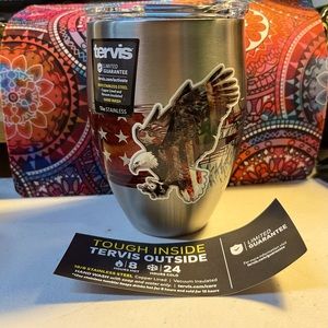 NEW  Tervis 18/8 Stainless Steel, Copper lined, Vacuum Insulated 12oz Tumbler.